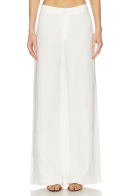 Bardot - Serafina Linen Mid Rise Pant
