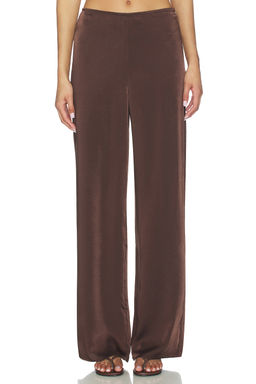 Bardot - Devin Mid Rise Satin Pant