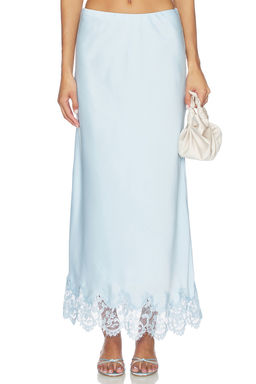 Bardot - x REVOLVE Elisan Lace Satin Midi Skirt