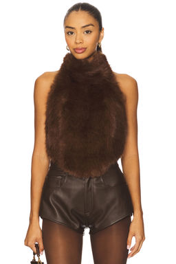 Bardot - Julietta Faux Fur Top