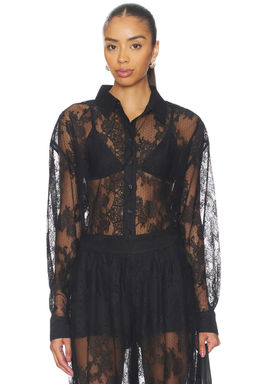Bardot - Aleida Oversized Lace Shirt