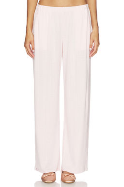 Barefoot Dreams - Pointelle Rib Pant With Scallop Trim