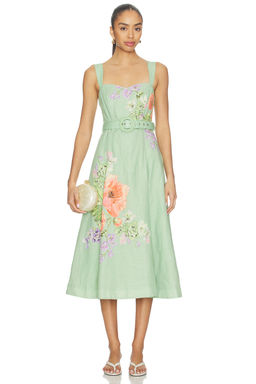 HEMANT AND NANDITA - Dress With Buckle Belt