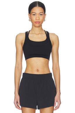 Beyond Yoga - Seamless Double Layer Mesh Bra