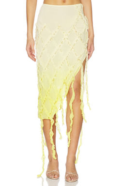 Blumarine - Embroidered Creponne Skirt