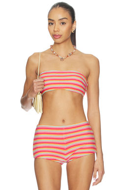 BEACH RIOT - Kelsey Bandeau Bikini Top