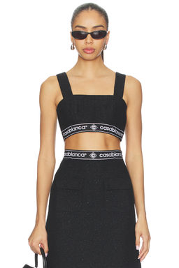 Casablanca - Tweed Bra Top