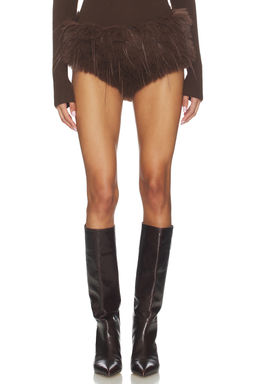 CULTNAKED - Faux Fur Micro Short