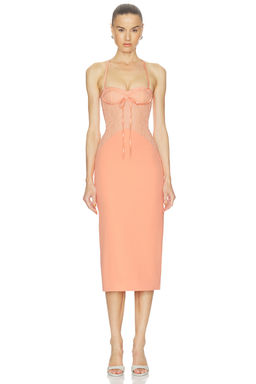 David Koma - Fabric Contrast Pencil Skirt Dress