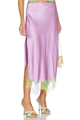 Donde Esteban - Lila Salpicon Long Skirt