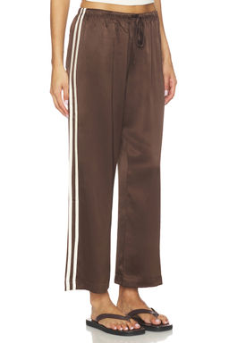 DONNI. - The Silk Stripe Crop Pant
