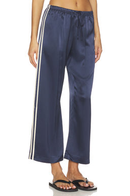 DONNI. - The Silk Stripe Crop Pant