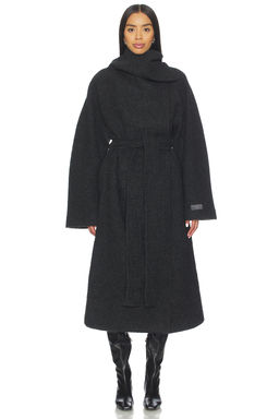 EAVES - x Coco Silje Manteco Wool Funnel Neck Coat