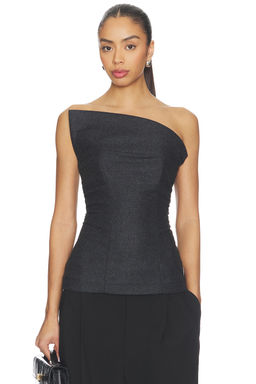 EAVES - Helge Wool Flannel Structured Top