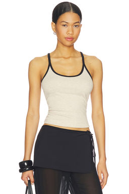 Enza Costa - Classic Ringer Scoop Tank