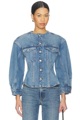 FRAME - The Nipped Collarless Jacket