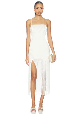 fleur du mal - Satin Fringe Dress