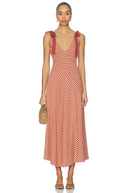 Free People - x free-est Cecelia Dress In Burnt Henna Combo