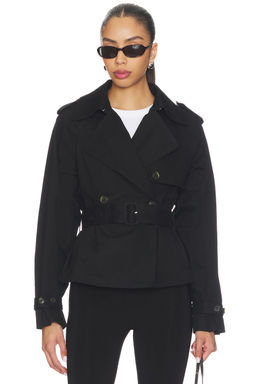 Good American - Cropped Trench Jacket