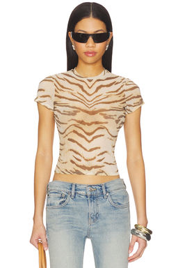 Good American - Mesh Baby Tee Shirt