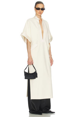 Helsa - The Magda Dress in Thick Crepe