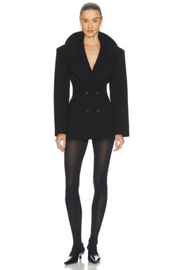 Helsa - The Rampling Blazer in Thick Crepe