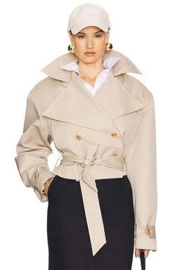 Helsa - Oversized Cropped Trench