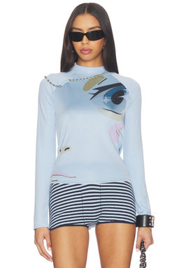 LADO BOKUCHAVA - Manga Turtleneck Top