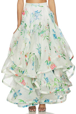 La Fuori - Petal Cascade Flounce Skirt