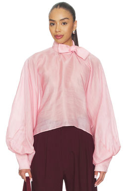 La Fuori - Petal Pink Tie-up Top