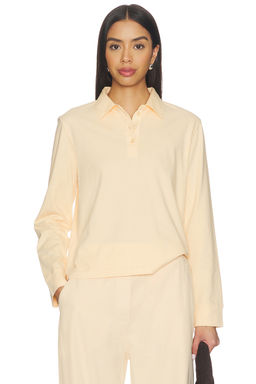 LESET - Margo Long Sleeve Polo T-Shirt