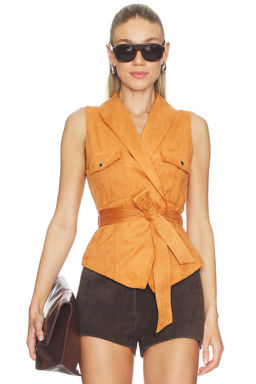 MORE TO COME - Aaliyah Faux Suede Vest