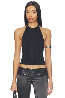 MORE TO COME - Leigh Fringe Halter Top