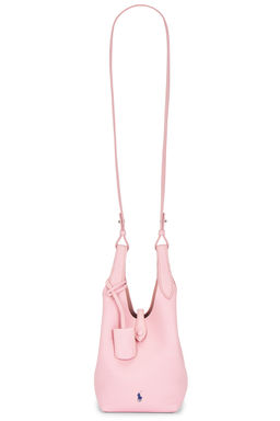 POLO RALPH LAUREN - Shiny Drum Pebble Mini Crossbody Bag