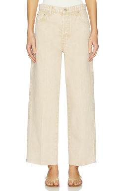 Pistola - Tate Crop High Rise Bowed Wide Jeans