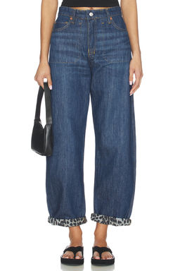 RE DONE - The Rewind Barrel Jean