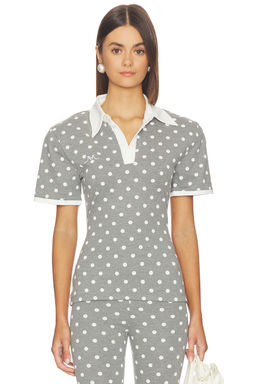 Rowen Rose - Polka Dots Signature Polo T-Shirt