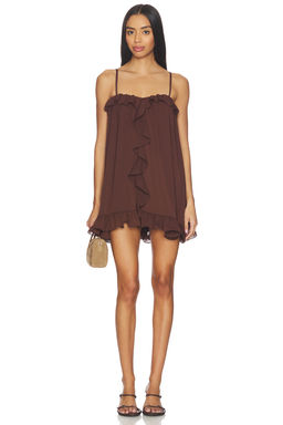 Runaway The Label - Kristia Flounce Ruffle Dress