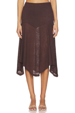 Runaway The Label - Roxelle Handkerchief Midi Skirt