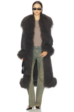 Susanna Chow - Dorothy Suede Maxi Coat