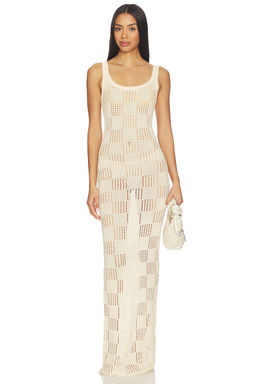 SNDYS - Breanna Crochet Shimmer Dress