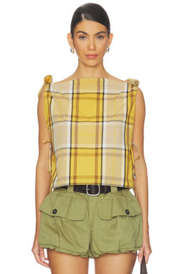 SEA - Copeland Plaid Top