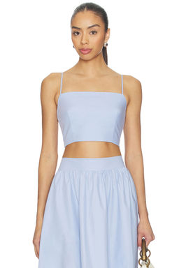 Susana Monaco - Poplin Smocking Back String Top