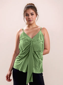 Zink London - Women Green Solid Top