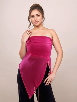 Zink London - Women Pink Solid Top