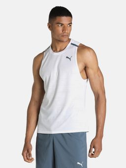 Puma - Train Jacquard Men White Tank