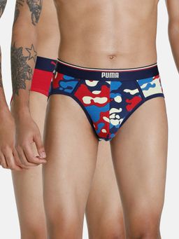 Puma - Stretch Camo Briefs-Multi-Color (Pack of 2)