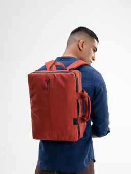 DailyObjects - Unisex Solid Pivot Brief Backpack - Orange (M)