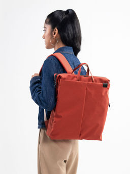 DailyObjects - Unisex Solid Pivot Workpack Backpack - Orange (M)