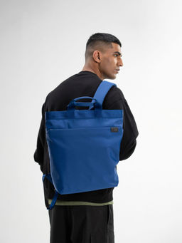 DailyObjects - Unisex Solid Pivot Carrypack Backpack - Lagoon (M)